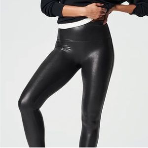 Spanx Faux Leather Leggings, XS